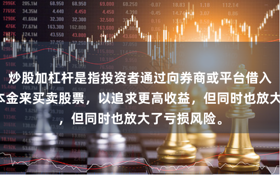 炒股加杠杆是指投资者通过向券商或平台借入资金，放大本金来买卖股票，以追求更高收益，但同时也放大了亏损风险。